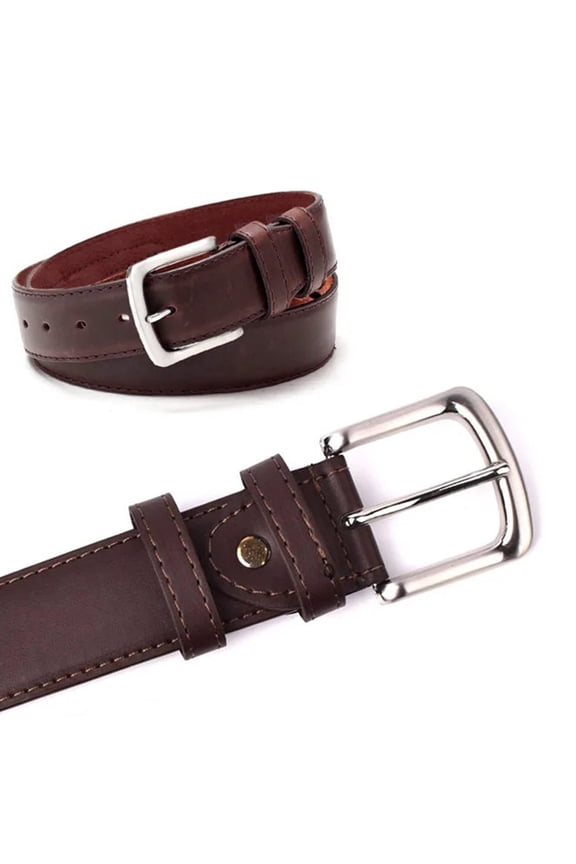 Travel Money Belt Under Clothes Security Money PU Leather Belt Anti-theft Money Pocket Travel PU Belt with Zipper To Store and Hide Valuable and Money