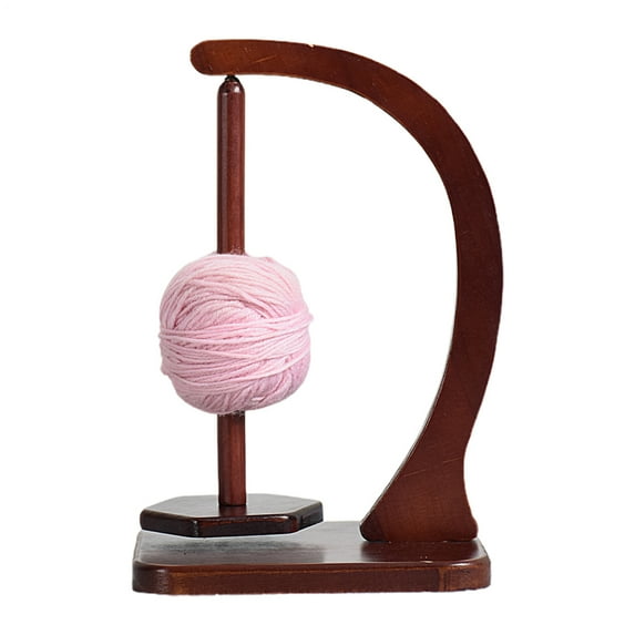 Ksruee Yarn Ball Holder Wooden Yarn Storage Organizer Yarn Dispenser Thread Stand Crochet Yarn Winder for Home Business sensible