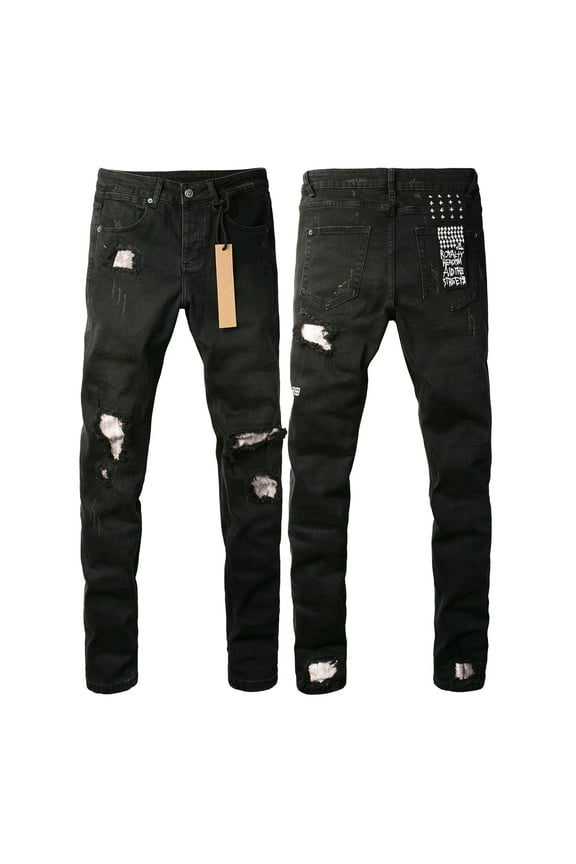 Ksubi Brand Jeans Men's Jeans Casual Fashiona Straight Skinny Slim Fit Jeans, Ripped Stretch Men Jeans