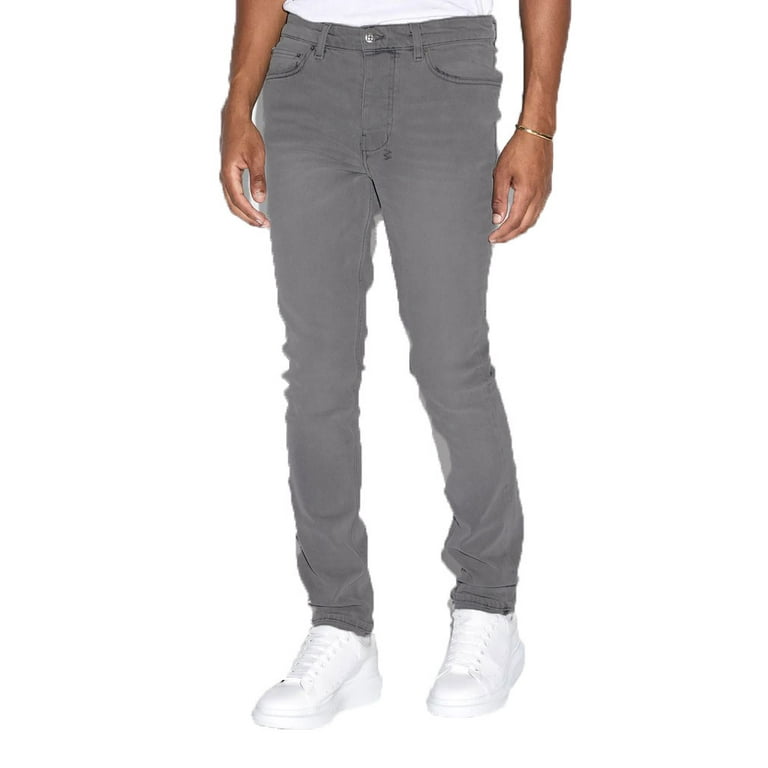 kusubi スリムフィットジーンズ 28 Ksubi Men's Dusted Grey Chitch Slim Fit Jeans Size 28