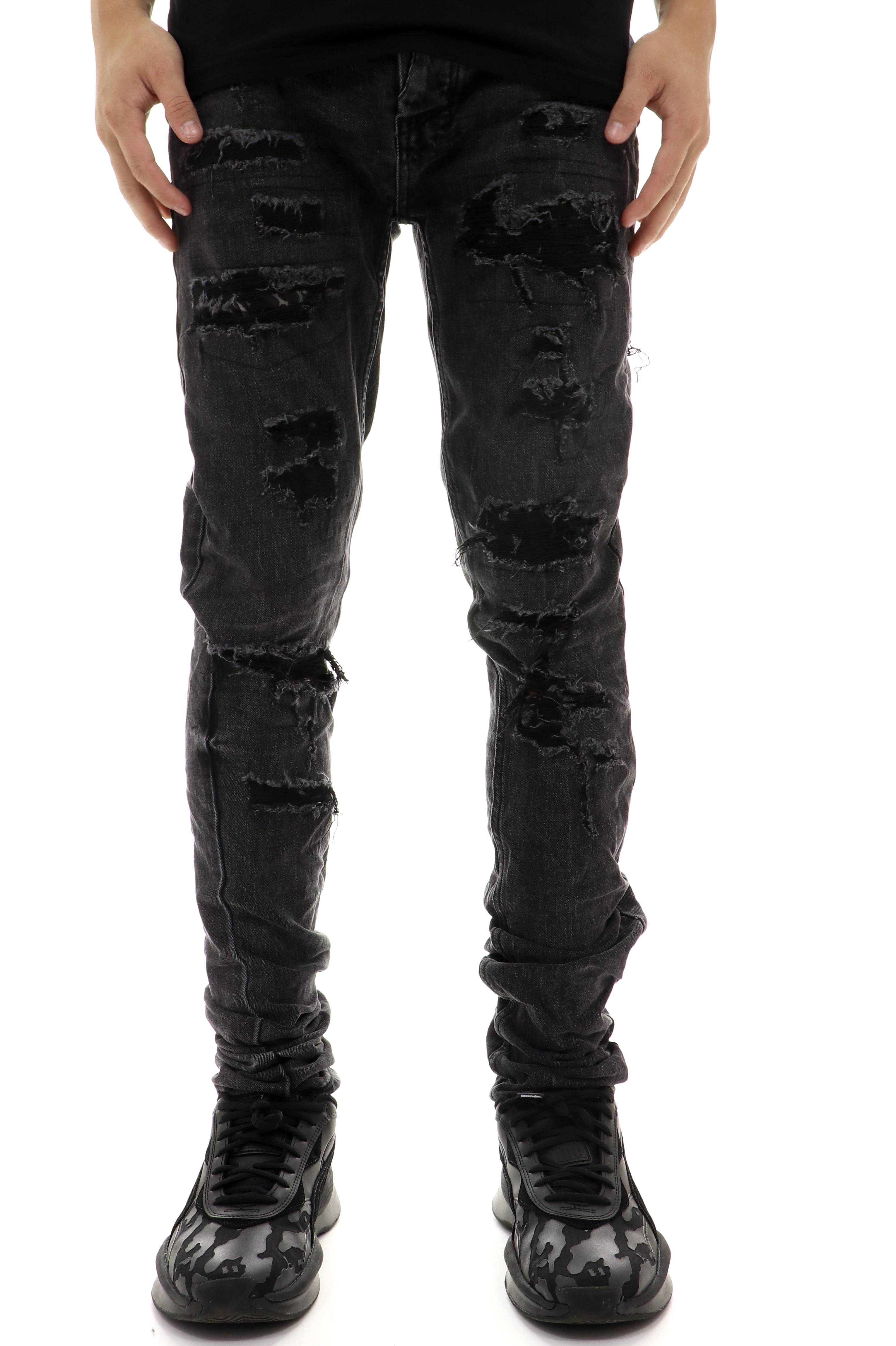 Ksubi Van Winkle Black Dynamite Trash Jeans Mens Style