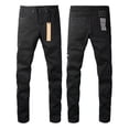 thumbnail image 1 of 2025 Ksubis Jeans brand Jeans Men's Jeans Casual Comfort Holes Fashionable Straight Skinny Slim Fit Jeans, Ripped Stretch Jeans Denim Pants Menswear 3004 28-40, 1 of 7