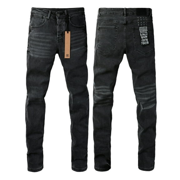 2025 Ksubis Jeans brand Jeans  Men's Jeans Casual Comfort Holes Fashionable Straight Skinny Slim Fit Jeans, Ripped Stretch Jeans Denim Pants Menswear 3023 28-40