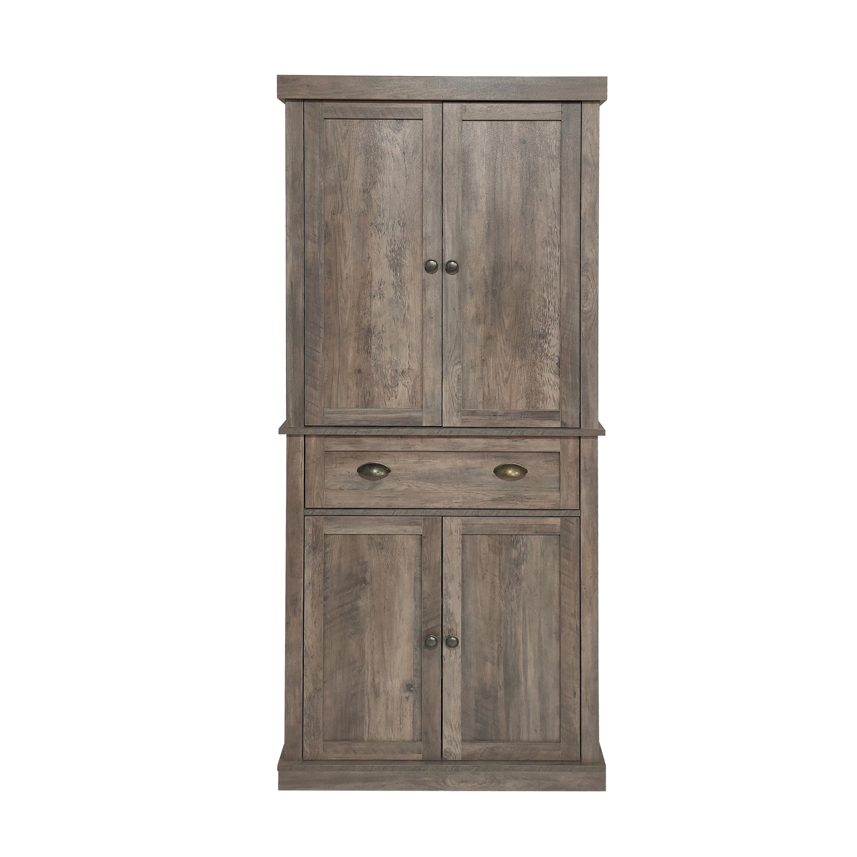 Ktaxon 72" Kitchen Pantry Sideboard Storage Bathroom with Doors and Shelves and