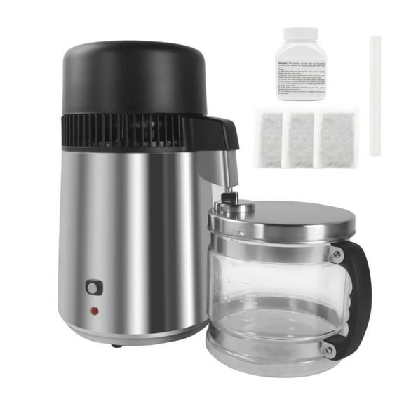 Ktaxon 1.1 Gal 750W 110V Water Distiller Countertop Silver