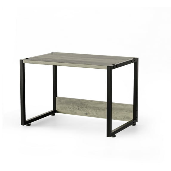 Ktaxon 1- Tier Printer Stand, Desktop Printer Shelf Save Space with Storage ,Washed Gray