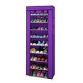 thumbnail image 1 of Ktaxon 10 Tier Shoes Cabinet Storage Organizer Shoe Rack Closet Holds-Purple-22.83'' x 11.4'' x 63'', 1 of 8
