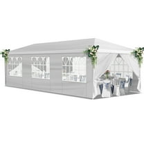 Ktaxon 10' X 30' Canopy Tent with 8 Side Walls for Party Wedding Camping and BBQ