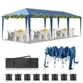 thumbnail image 1 of Ktaxon 10'X30' Pop up Wedding Party Tent Foldable Gazebo No Sidewalls Canopy Blue, 1 of 8