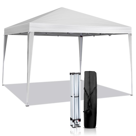 Ktaxon 10' x 10' Pop up Tent Instant Waterproof Folding Tent with Carry Bag White