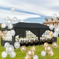 thumbnail image 1 of Ktaxon 10' x 20' Canopy Tent Party Gazebo Outdoor Tent 6 Sides Black, 1 of 10