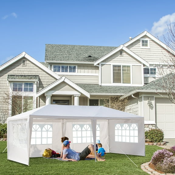 Ktaxon 10'x 20' Third Generation Gazebo Canopy Outdoor Party Wedding Tent White