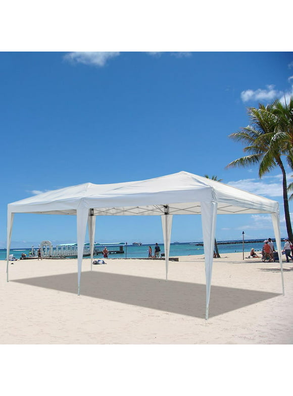 Ktaxon 10'x20' Easy Pop Up Wedding Party Tent Folding Gazebo Beach Canopy W/Carry Bag