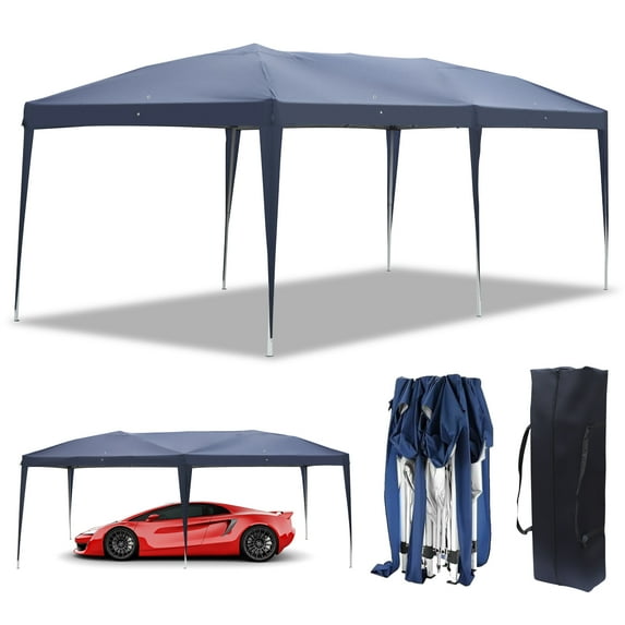 Ktaxon 10'x20' Pop Up Gazebo Canopy Wedding Party Tent-Blue