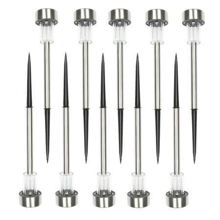Ktaxon 10PCS Solar LED Garden Lights Torch Light,Landscape Lawn Light