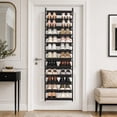 thumbnail image 1 of Ktaxon 12 Layers Over-The-Door Wall-mounted Style Home Shoe Storage Rack Organizer Black, 1 of 13