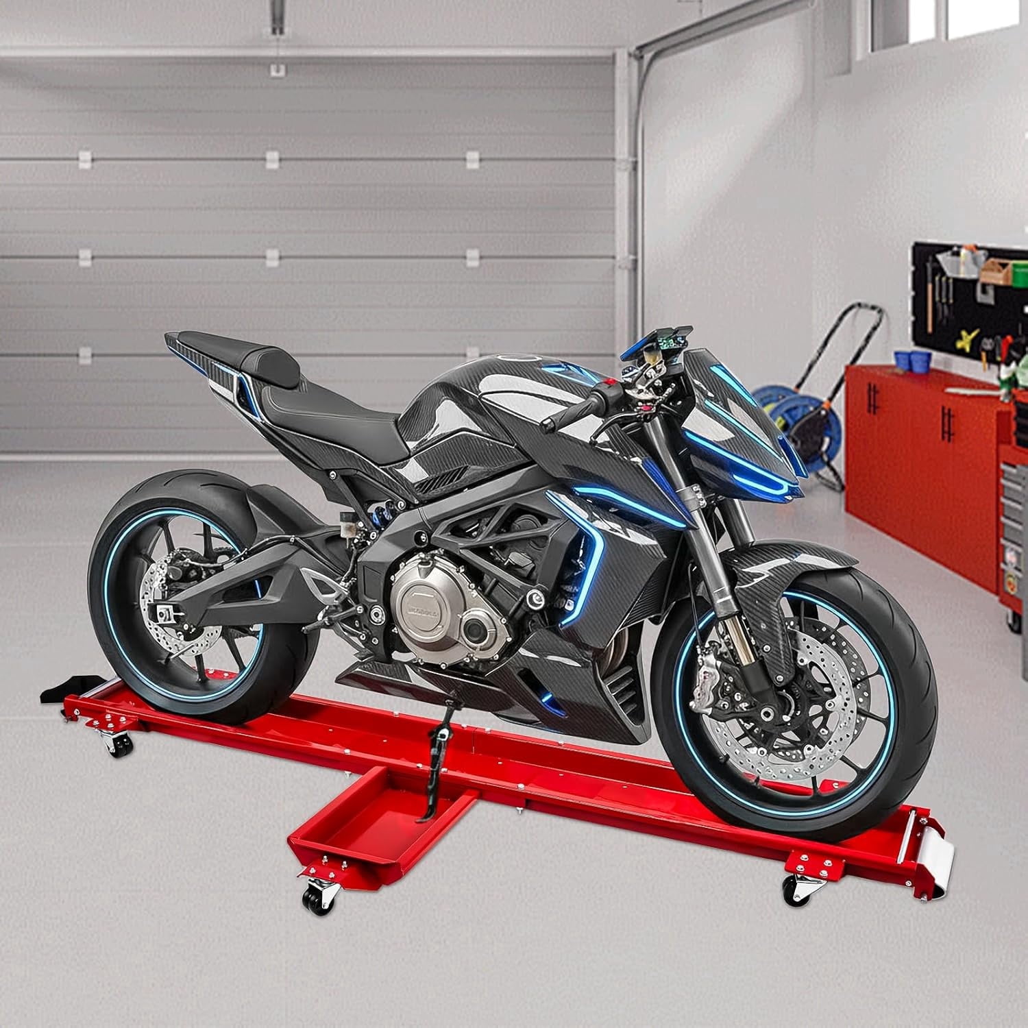 Motorcycle Dolly 1250LBS 取扱説明書付き/本体美品 Ktaxon, Motorcycle Dolly, 1250 lbs, Heavy Duty Steel Red - Walmart.com