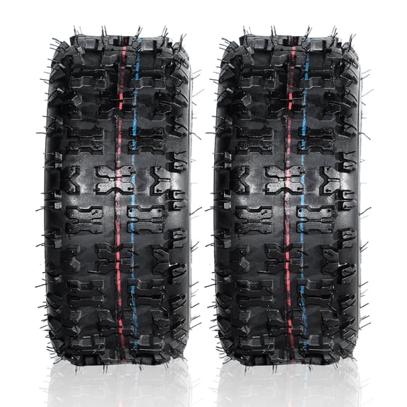 Ktaxon 13x5.00-6 Go Kart & ATV Tires Set of 2, Tubeless All-Terrain Tires for Quad and Small ATV