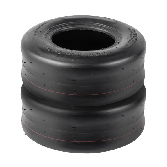Ktaxon 13x5-6 Tubeless Smooth Turf Lawn Mower Tires, 4PR Zero Turn & Riding Mower Grass-Friendly Tires, 2 Pack
