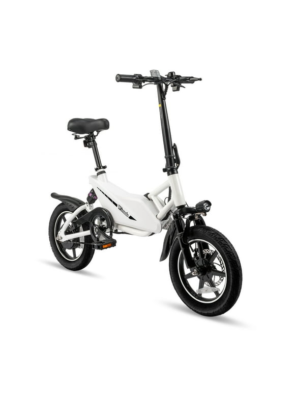 Ktaxon 14" Folding Electric Bike, 350W 15.5mph Electric Bicycle for Adults, Cruise Control Ebikes for Women/Men