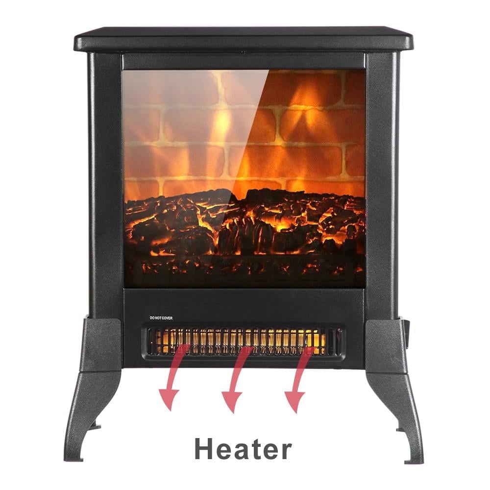 Ktaxon Space Heater, Portable Electric Heaters for Indoor Use with Thermostat and Remote, Digital Display, 12H Timer, 5 Mode, 1500W PTC Ceramic Fast Safety Heat for Office Bedroom Home