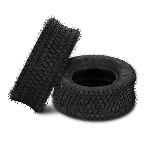 Ktaxon 16x6.50-8 Tubeless Turf Lawn Mower Tires, 2PR Load Range B Replacement Tires for Garden Tractor & Golf Cart, 2 Pack