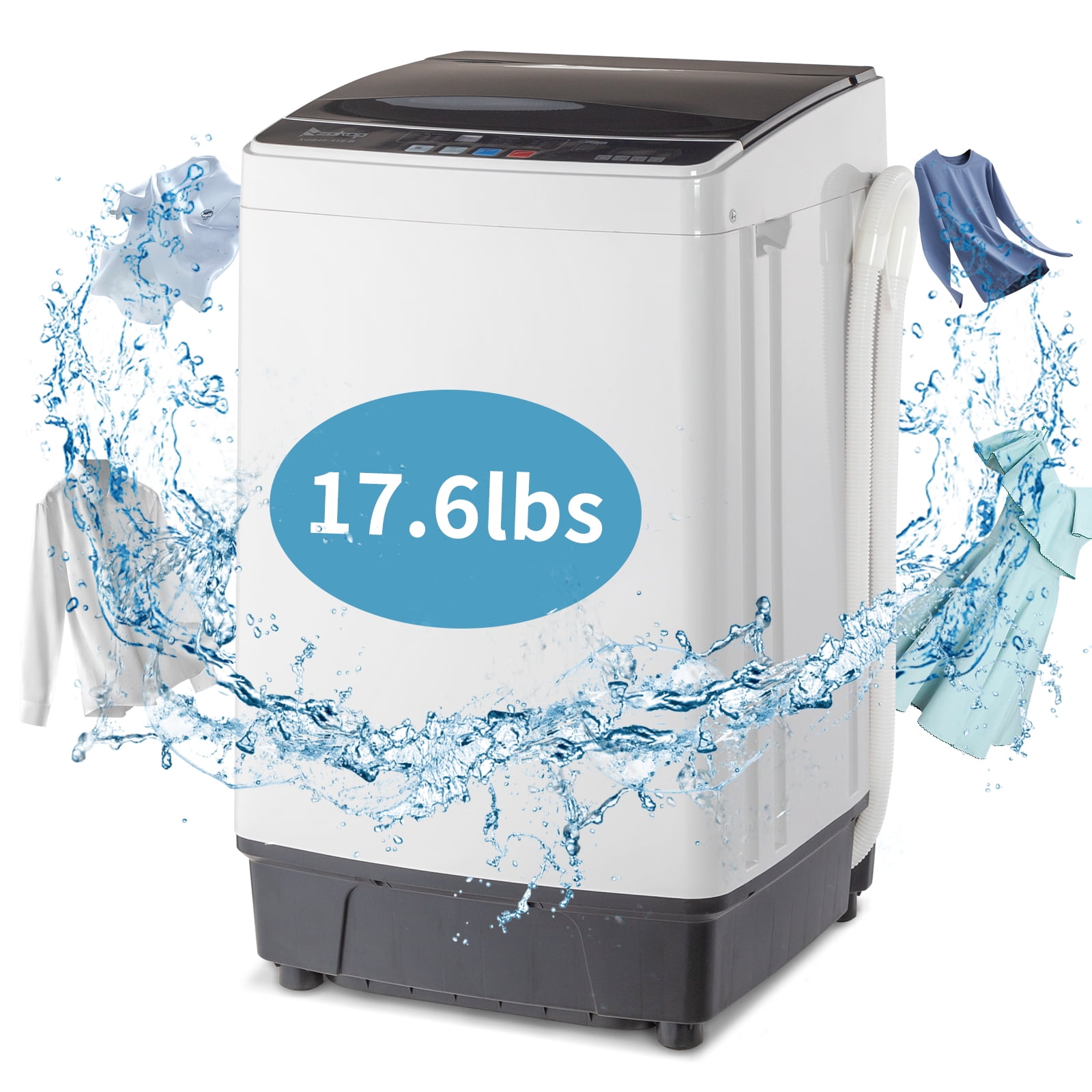 Ktaxon 13.4lbs Portable Mini Washing Machine Compact Twin Tub Wash