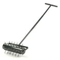 thumbnail image 1 of Ktaxon 17-inch Lawn Aerator with T-Handle, Heavy Duty Rolling Grass Aerator for Soil Aeration, Black, 1 of 9