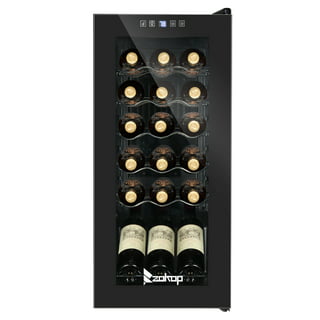 Zimtown 1.8Cu.Ft 18Bottle Compressor Wine Cooler Refrigerator Freestanding  Compact Mini Wine Fridge 
