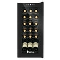 thumbnail image 1 of Ktaxon 18 Bottle Compressor Wine Cooler Freestanding Wine Fridge, Fast Cooling, Low Noise, 1 of 7