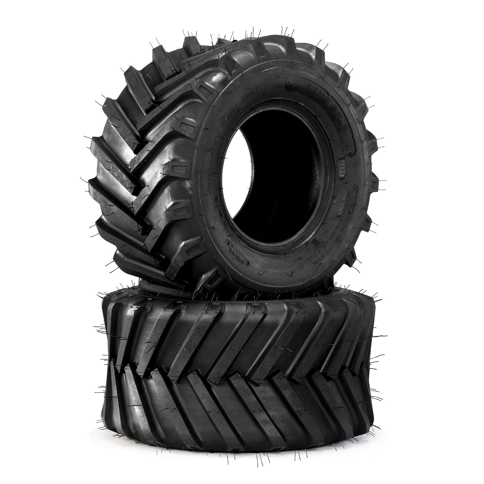 Ktaxon 18x8.5-8 Lawn Mower Agriculture Farm Tractor Tires 4 ply 18x8.5x8 -Set 2-13079