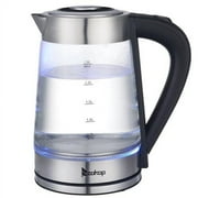 Ktaxon 2.5L Electric Glass Hot Water Kettles Coffee Tea,Silver