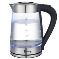Ktaxon 2.5L Electric Glass Hot Water Kettles Coffee Tea,Silver
