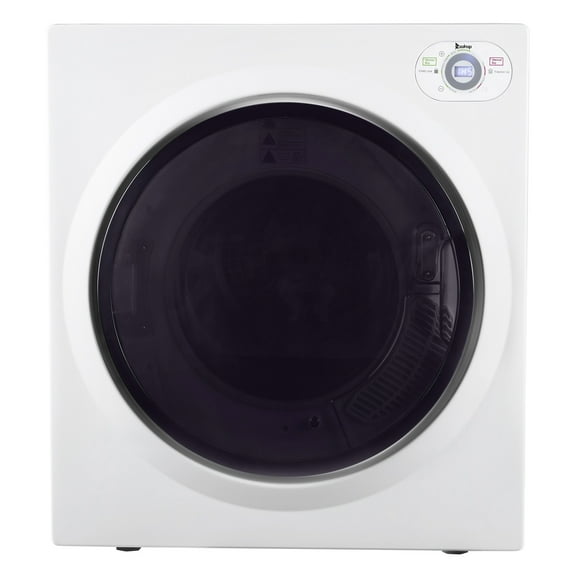 Ktaxon 2.6CUF.T Compact Front Load Laundry Dryer, 1400W Stainless Steel Portable Clothes Dryer with LCD Control Panel & Six-Mode Portable Dryer for Apartment, Home, Dorm