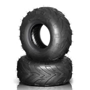 Ktaxon 145/70-6 ATV & Go Kart Tires, Set of 2, 4PR Tubeless with All-Terrain Sport Tread for Utility Vehicles