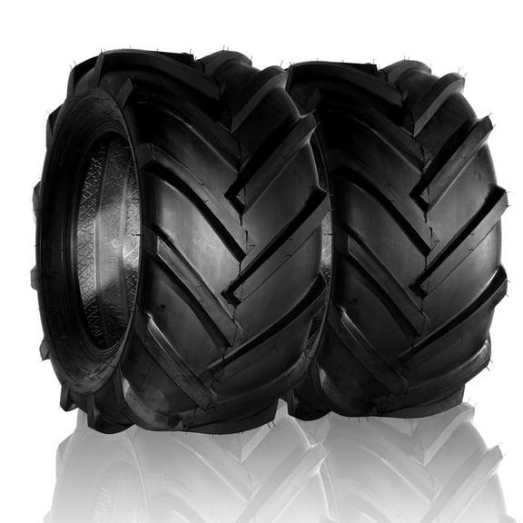 Ktaxon 23x10.5-12 AG Tractor Tires Set of 2, 6PR Tubeless Lawn & Garden Riding Mower Replacement Tires