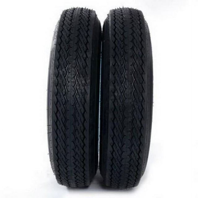 Ktaxon 2Pack 4.8012 High Quality Trailer Tires with Durable 5 Lug