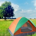 thumbnail image 1 of Ktaxon 2 Person Camping Dome Tent Portable Collapsible Room Hiking Tent Orange, 1 of 7