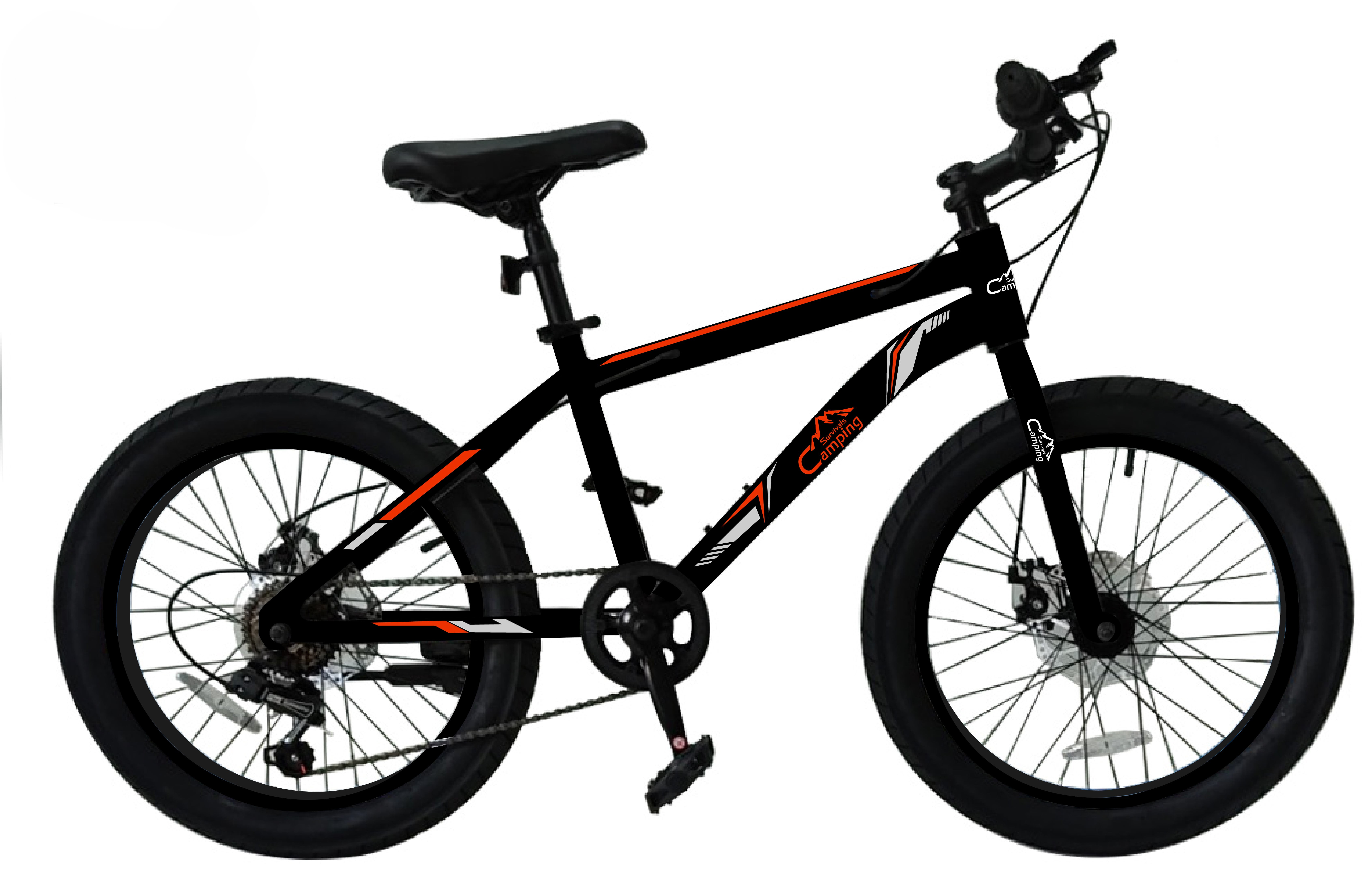 Ktaxon 20*3 inch Mountain Bike for Adult, 7 Speed Mens Bike, Unisex, Black