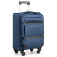 thumbnail image 1 of Ktaxon 20" Carry-on Luggage Softside Suitcases Oragnizer Bag with 360° Spinner Wheels Lightweight Travel Suitcase, Blue, 1 of 13