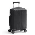 thumbnail image 1 of Ktaxon 20 Inch Carry-on Luggage Hardside Suitcase with 360° Detachable Spinner Wheels, Lightweight Unbreakable Travel Luggage, Black, 1 of 8