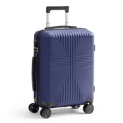 Ktaxon 20 Inch Carry-on Luggage Hardside Suitcase with 360° Detachable Spinner Wheels, Lightweight Unbreakable Travel Luggage, Blue