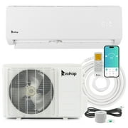 Ktaxon 24000 BTU Wifi Enabled Split Air Conditioner with Inverter Technology, 19 SEER, 230V/60Hz, AHRI Certified, Eco-friendly, Washable Air Filter, Quiet Cooler & Heater, Smart Operation