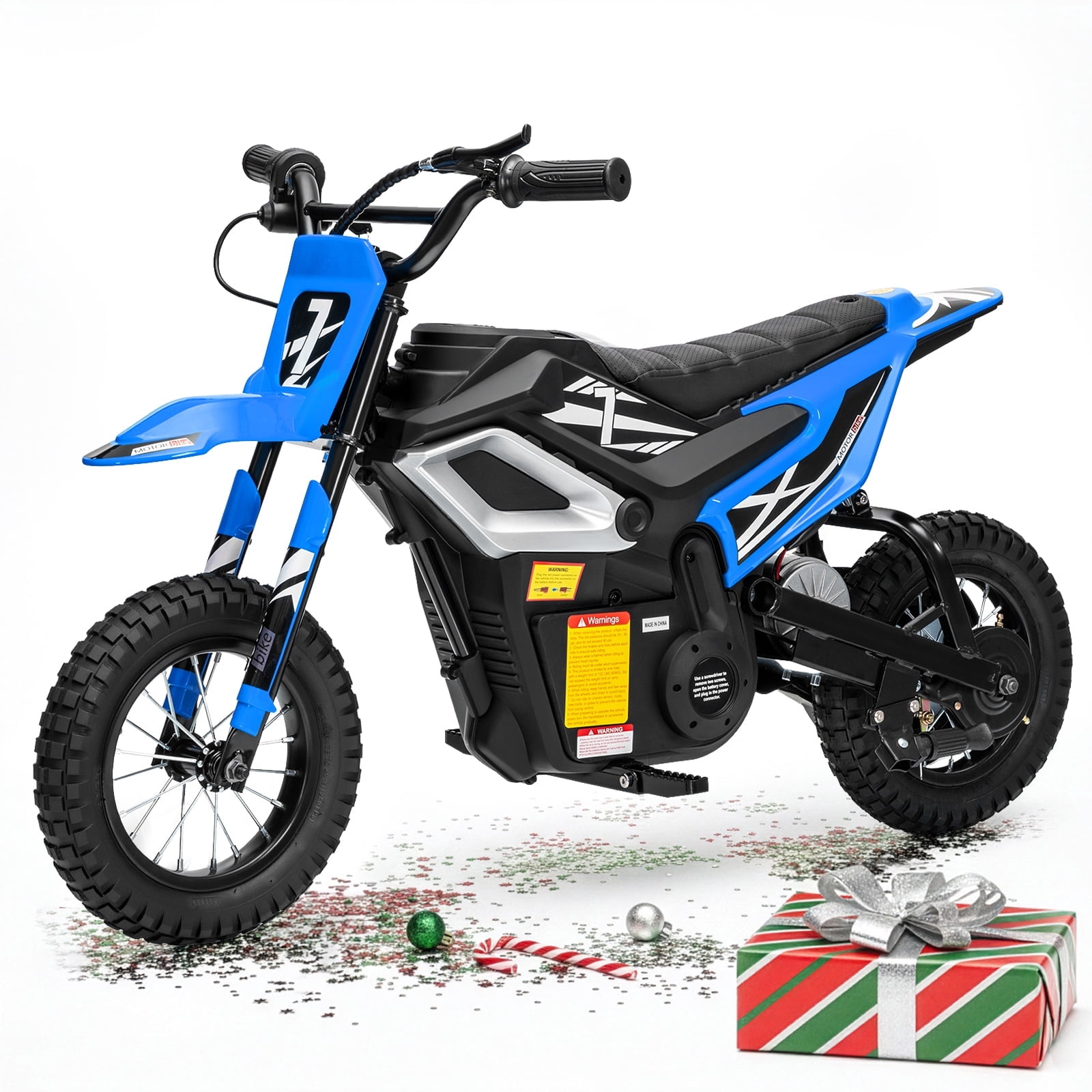 Ktaxon 24V 250W Dirt Bike, Electric Powered Motorcycle, up to 14