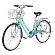 Ktaxon 26in Urban Commuter City Bike, Shimano 7 Speed Adult Road Bicycle, Blue