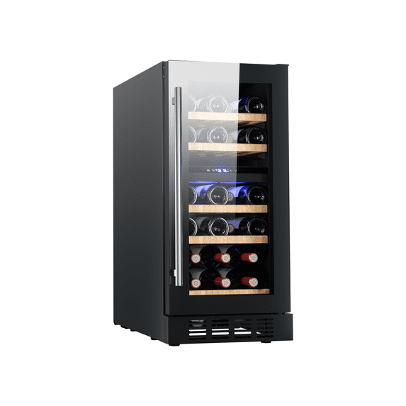 Ktaxon 28 Bottle Compressor Wine Cooler Freestanding Wine Fridge, Fast Cooling, Low Noise