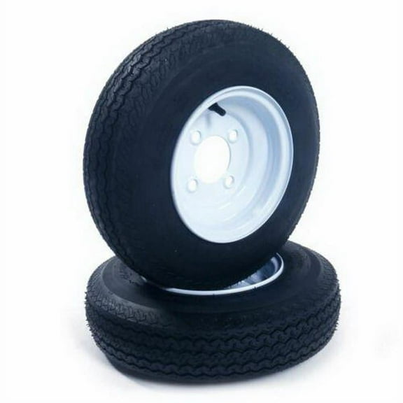 Ktaxon 2PCS 4PR 4.80-8 Trailer Tires ,4PR Golf Cart Tires On Rims
