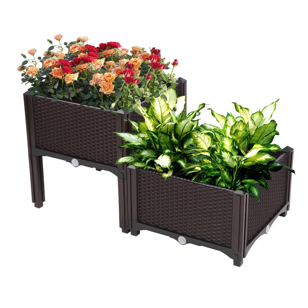 "Ktaxon 2PCS Planters, Free Splicing Raised G