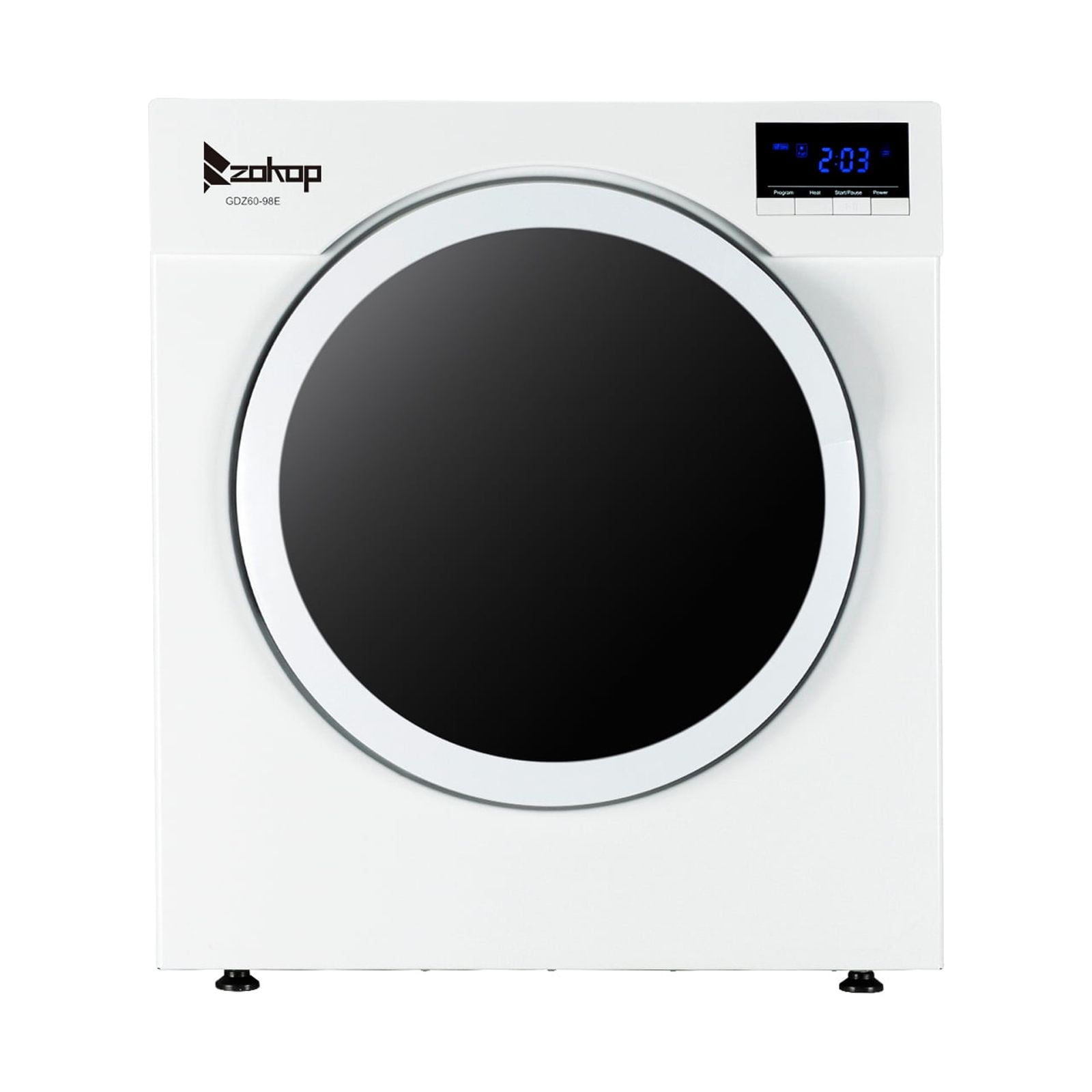 BLACK+DECKER 3.5-cu ft Portable Electric Dryer (White) in the