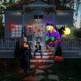 thumbnail image 1 of Ktaxon 3.9' Halloween Inflatables Outdoor Halloween Decoration with LED Lights 3pcs Blow up Hanging Witch, 1 of 8